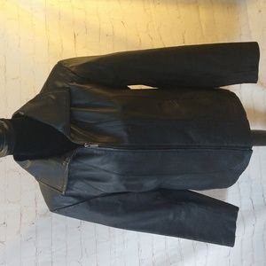 East 5th Avenue Black Leather Jacket